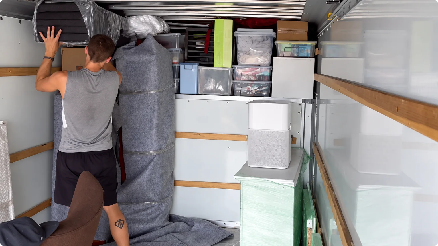 Furniture preparation for long distance moving